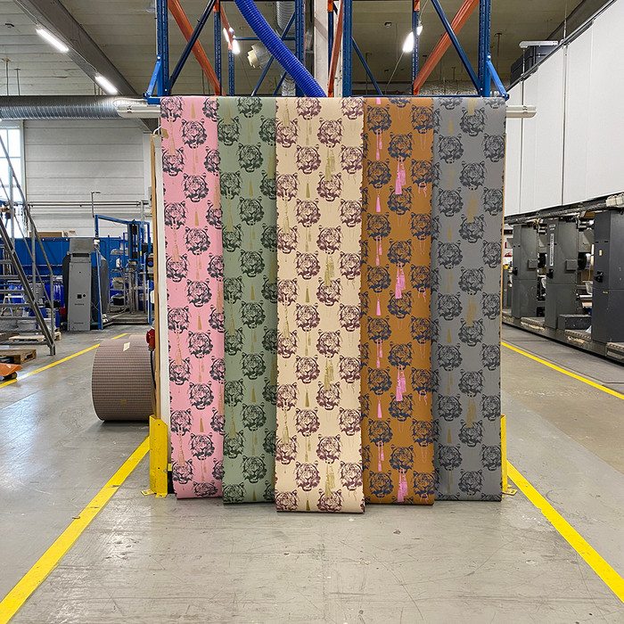 輸入壁紙  coco pink tiger Coco Tiger, Pink – The Pattern Collective