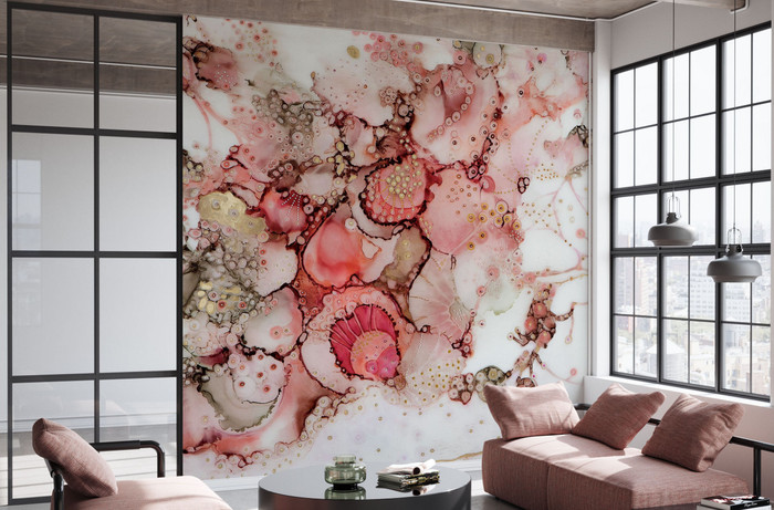 Mural - Coral Abstract (Per Sqm)