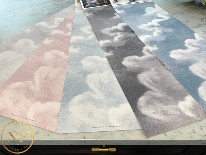 Mural - Clouds Blush Pink (Per Sqm)