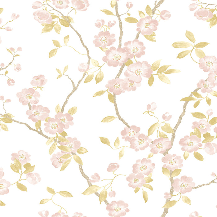 Spring Flower - Blush / White