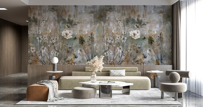 Mural - Cherry Tree (Per Sqm)