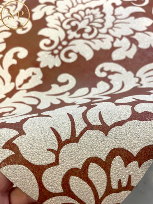 Perry Damask - Red