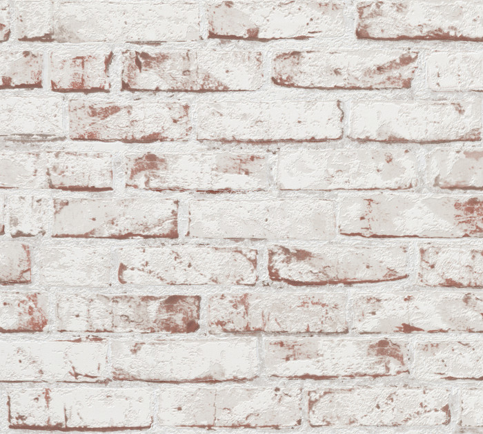 Brick Red Wash - Red / White