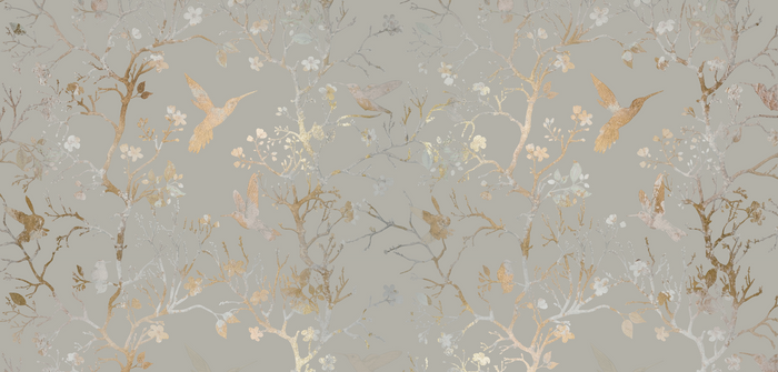 Mural - Chinoiserie Greige (Per Sqm)