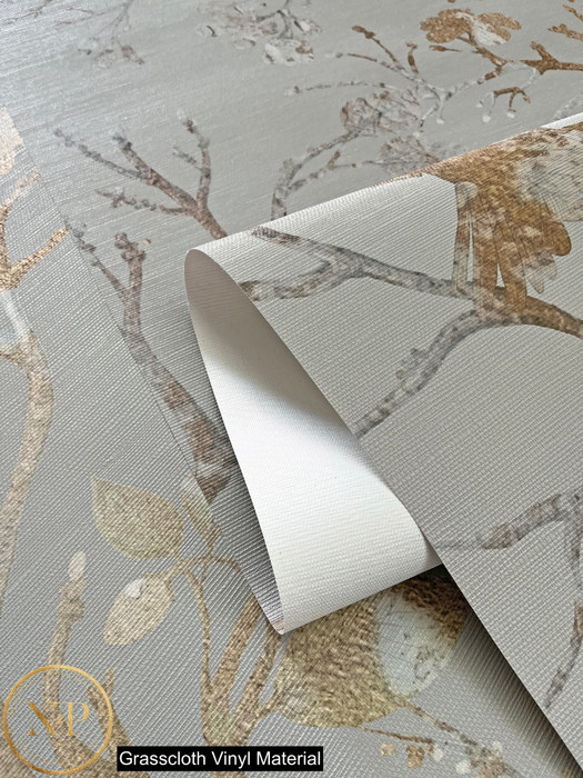 Mural - Chinoiserie Greige (Per Sqm)