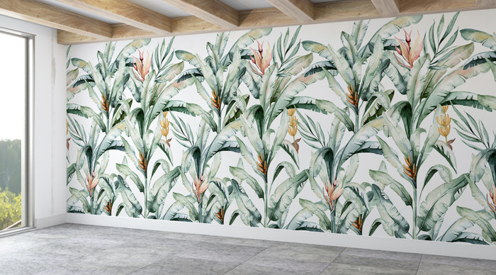 Mural - Banana Palm Leaf (Per Sqm)