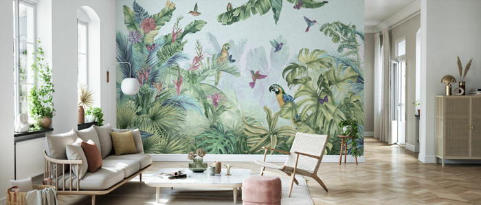 Mural - Parrots Paradise (Per Sqm)