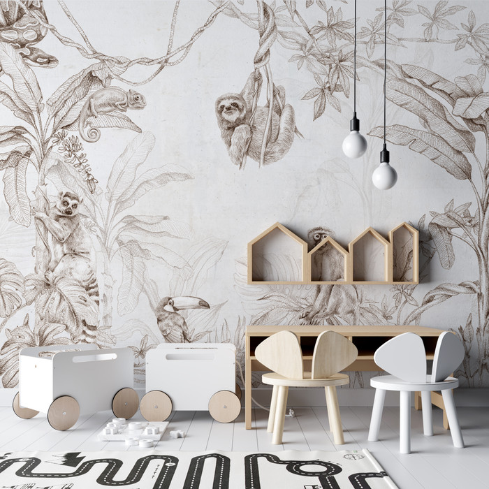 Mural - Whimsy Jungle (Per Sqm)