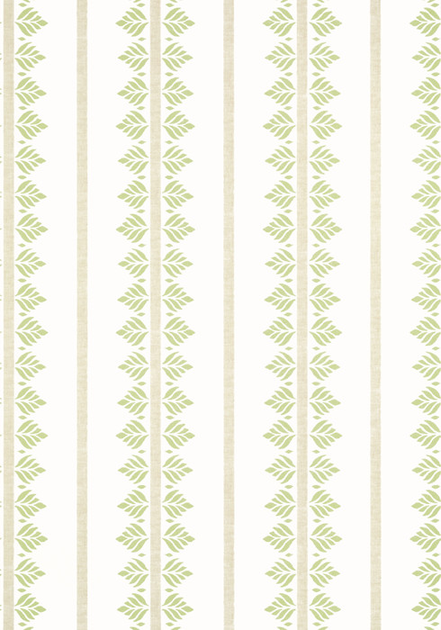 Fern Stripe - Green / White