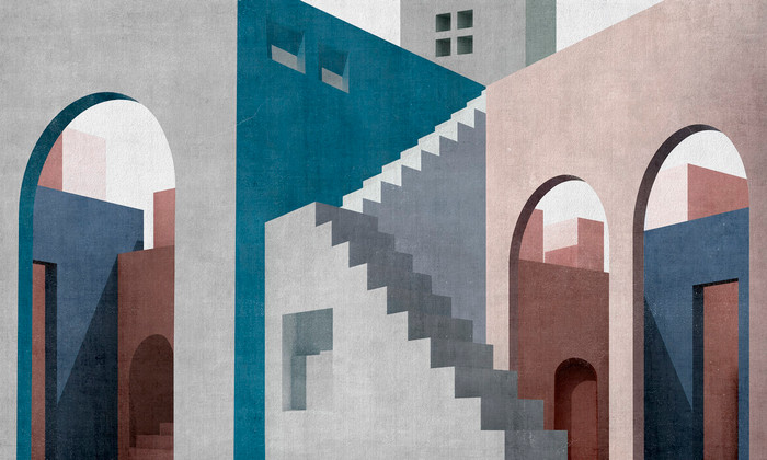 Mural - Moroccan City III (Per Sqm)