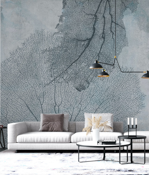 Mural - Coral Leaves I (Per Sqm)