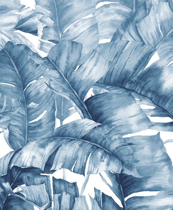 Mural - Swaying Palms Blue (Per Sqm)