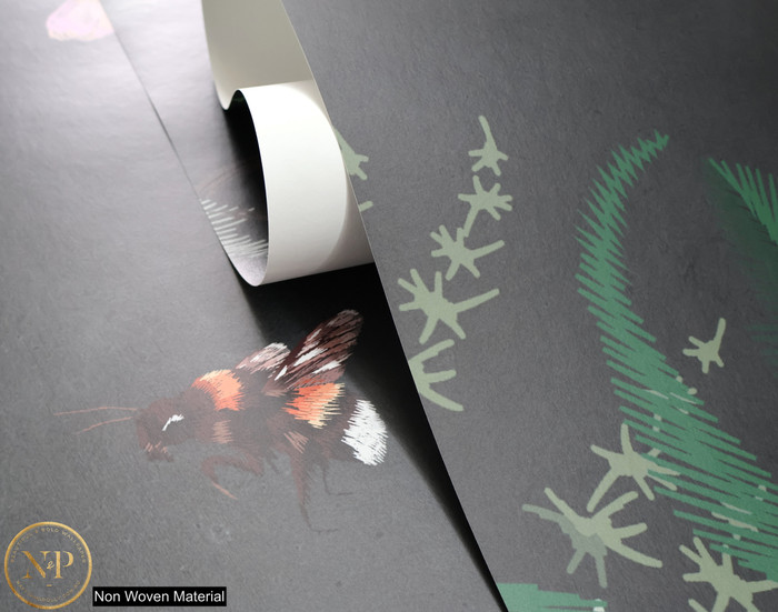 Mural - Embroidery Orange (Per Sqm)