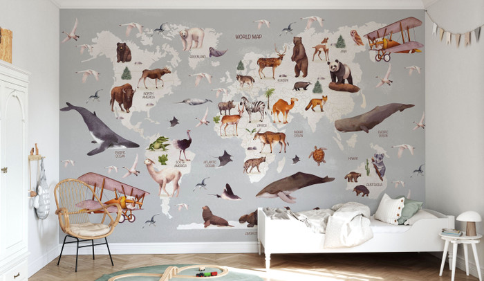 Mural - World of Animals (Per Sqm)