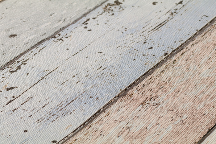 Wood Panelling - Pale Blue