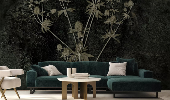 Mural - Sea Holly (Per Sqm) Mural - Sea Holly (Per Sqm)