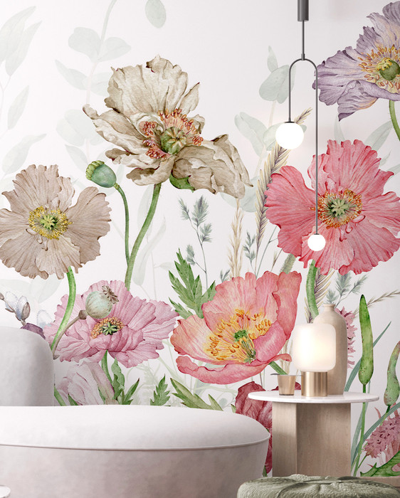 Mural - Floral Lane (Per Sqm)