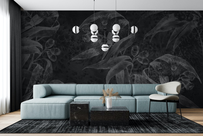 Mural - Eucalypt Black (Per Sqm)