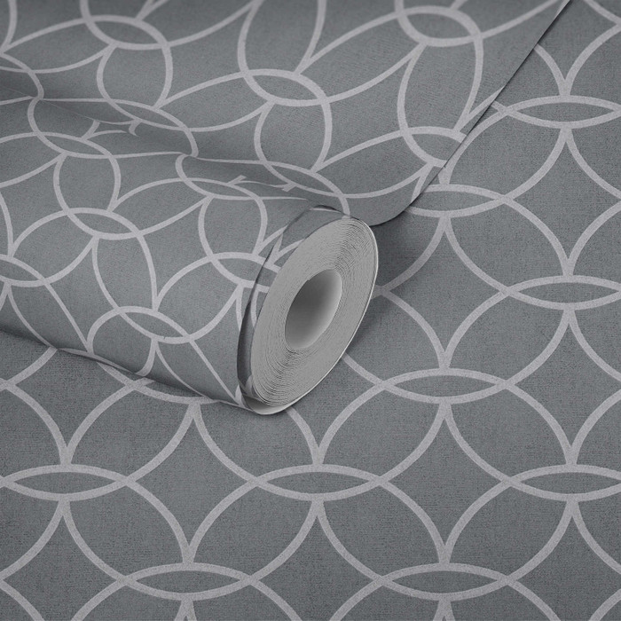 Geo Trellis -  Grey