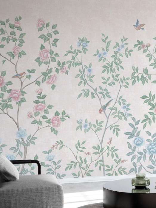 Mural - Delicate Chinoiserie (Per Sqm)