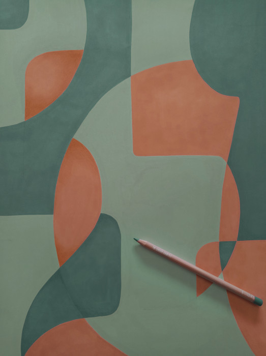 Op'Art - Copper / Green Op'Art - Copper / Green