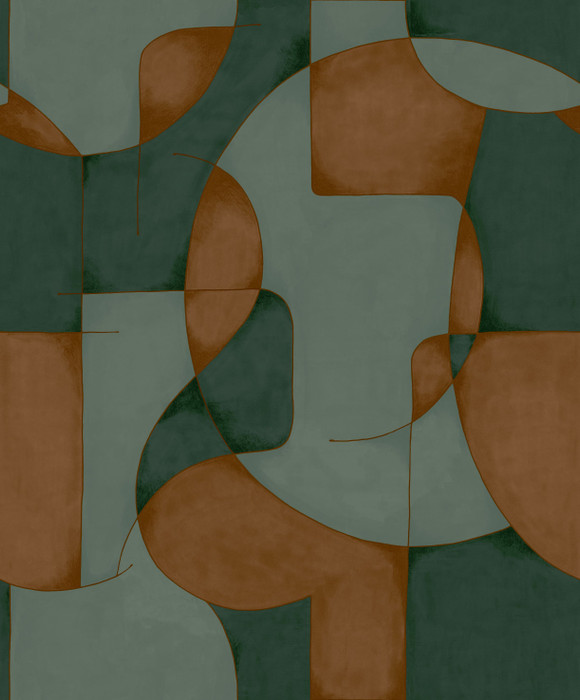 Op'Art - Copper / Green Op'Art - Copper / Green