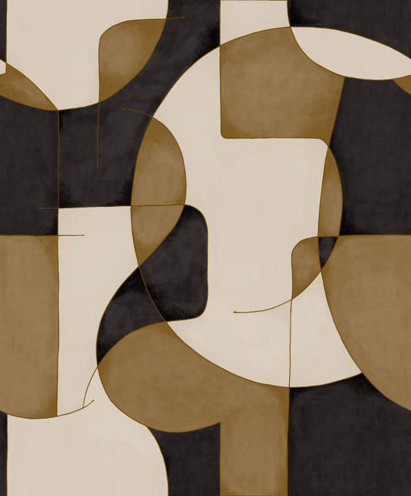 Op'Art - Camel / Black