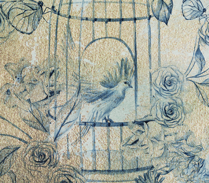 Mural - Renaissance Bird Cage (Per Sqm)