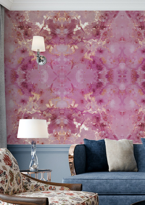 Mural - Opulence Fuchsia (Per Sqm)