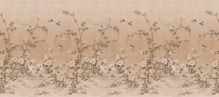 Mural - Chinoiserie Trail Pink (Per Sqm)