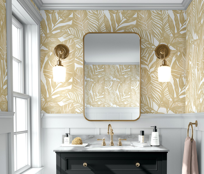 Mural - Zinia Palm Neutral (Per Sqm)