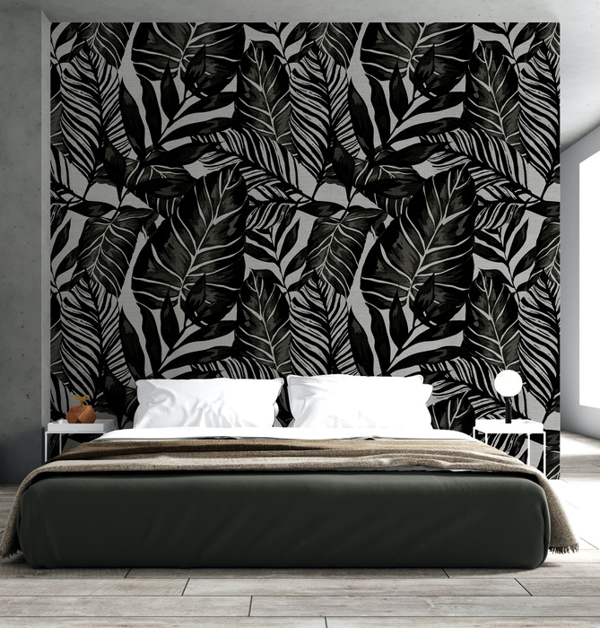 Mural - Zinia Palm Dark (Per Sqm)