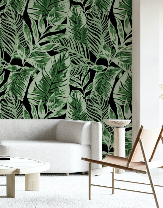 Mural - Zinia Palm Green (Per Sqm)