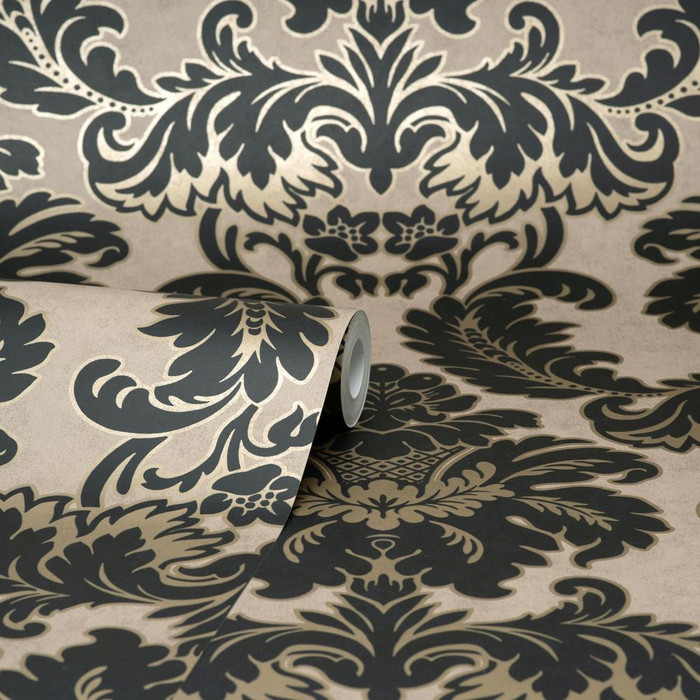 Grand Damask - Black