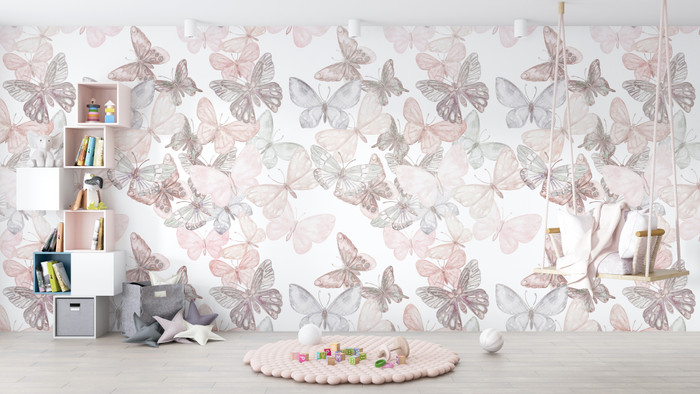 Mural - Butterflies Luminous (Per Sqm)