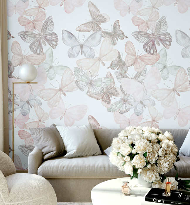 Mural - Butterflies Luminous (Per Sqm)