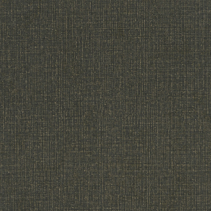 Metallic Linen - Black / Gold