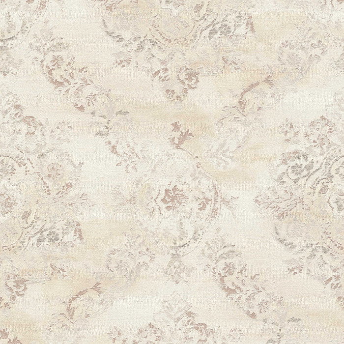 Rustic Damask - Beige / Gold