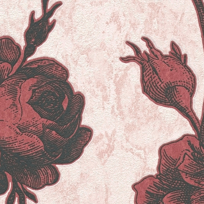 Peony Bloom - Red / Cream