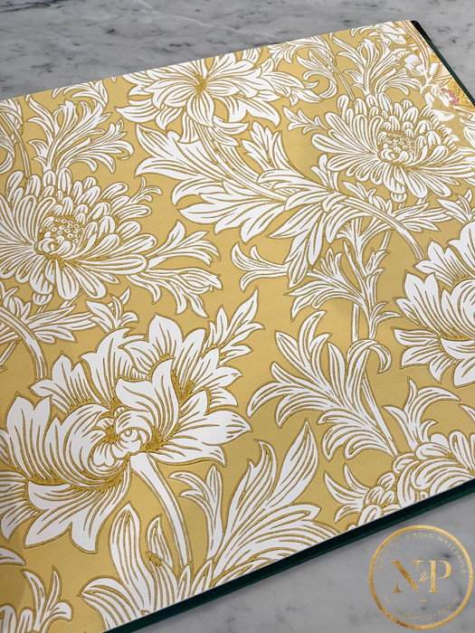 Chrysanthemum Toile - Yellow