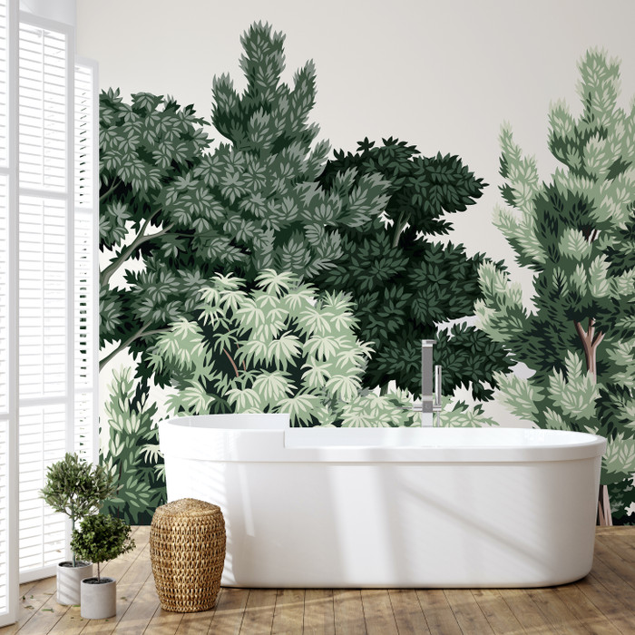 Mural - Forestry Green (Per Sqm)
