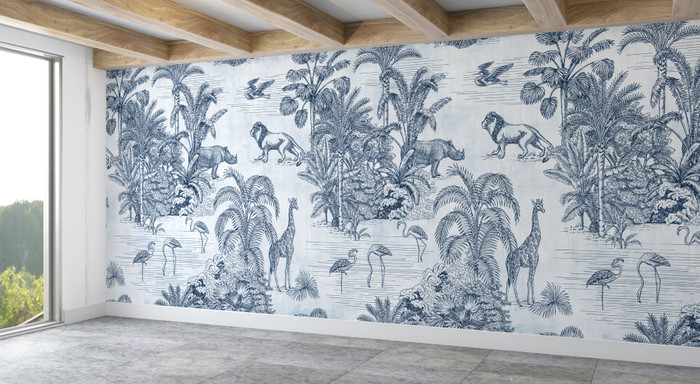 Mural - Wildlife Reserve Ink (Per Sqm)