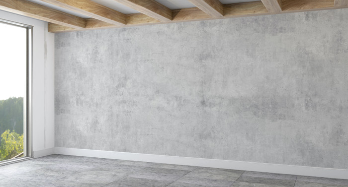 Mural - Whitewash Wall Grey (Per Sqm)