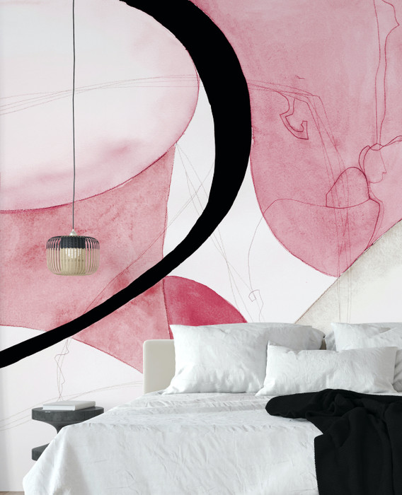 Mural - Grand Gesture Pink (Per Sqm)