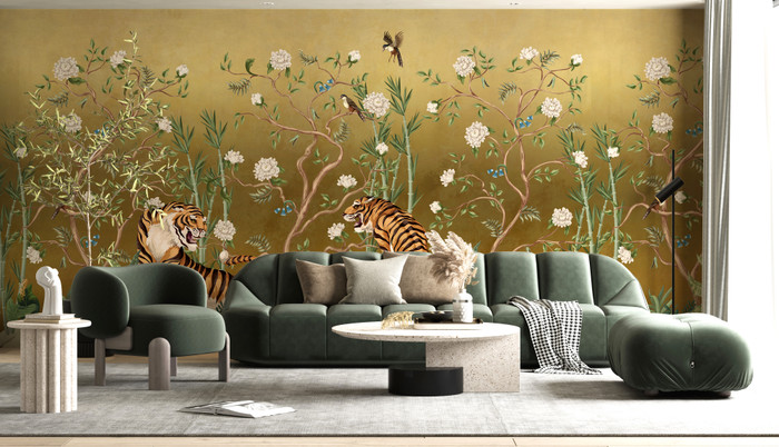 Mural - Tiger Island 2 (Per Sqm)