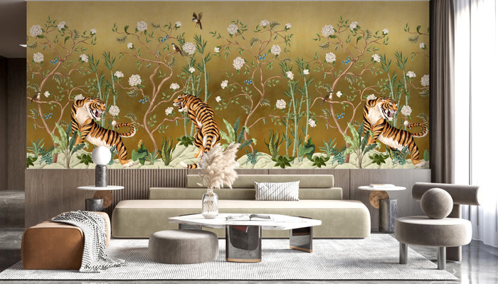 Mural - Tiger Island 2 (Per Sqm)