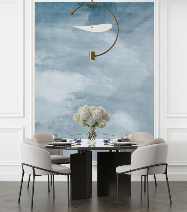 Mural - Gilded Sky Blue (Per Sqm)