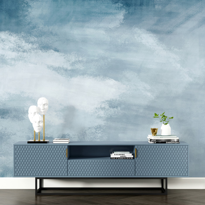 Mural - Gilded Sky Blue (Per Sqm)