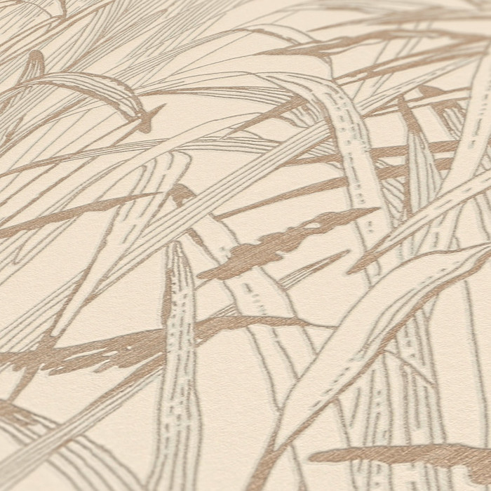 Wild Grass - Beige / Metallic Bronze