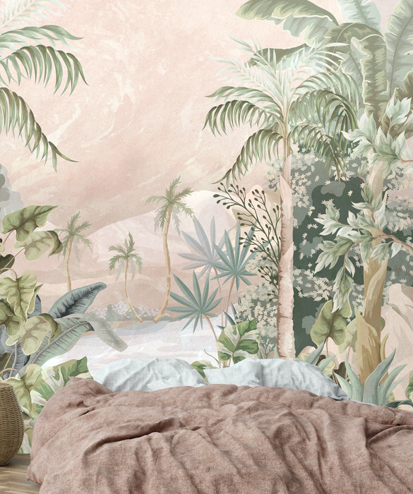 Mural - Jungle Mania Pastel (Per Sqm)